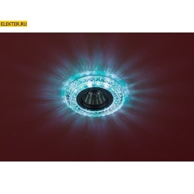 DK LD3 SL/RGB Светильник ЭРА декор cо светодиодной подсветкой( мультиколор) (3W), прозрачный арт. Б0019205 - фото 14414