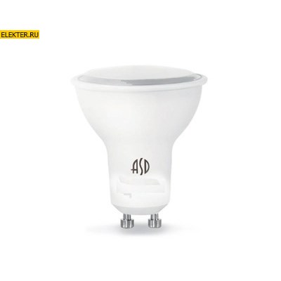 Лампа светодиодная LED-JCDRC-standard 5.5Вт 160-260В GU10 4000К 495Лм ASD арт 4690612002309 - фото 18641
