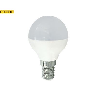 Лампа светодиодная Ecola globe LED Premium 8,0W G45 220V E14 2700K "Шар" (композит) 77x45mm арт K4QW80ELC - фото 18700