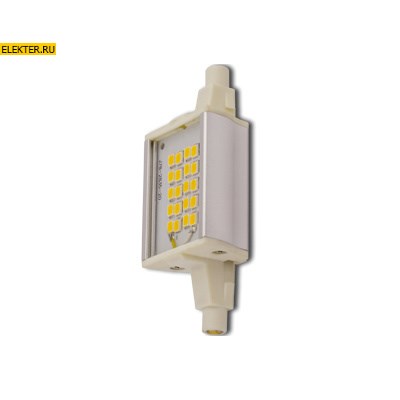 Лампа светодиодная Ecola Projector LED Lamp 4,5W F78 220V R7s 4200K (алюм радиатор) 78х20х32мм арт J7LV45ELC - фото 18708