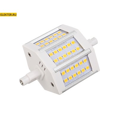 Лампа светодиодная Ecola Projector LED Lamp Premium 9W F78 220V R7s 6500K (алюм радиатор) 78x32x51мм арт J7SD90ELC - фото 18712