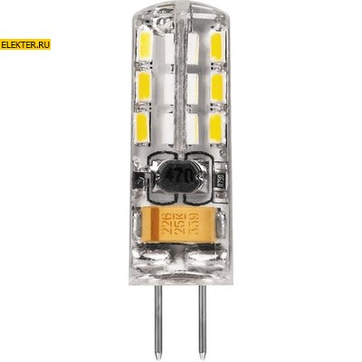 Лампа светодиодная Feron LB-420 G4 2W 2700K арт 25858 - фото 18736