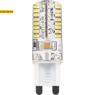 Лампа светодиодная Feron LB-421 G9 4W 2700K арт 25461 - фото 19020