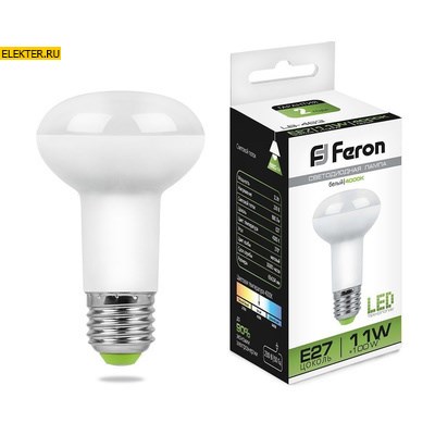 Лампа светодиодная Feron LB-463 E27 11W 4000K рефлекторная "Гриб" арт 25511 - фото 19046