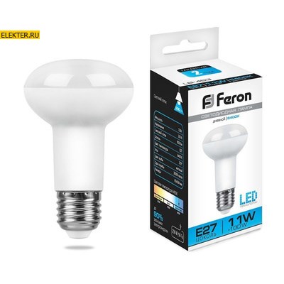 Лампа светодиодная Feron LB-463 E27 11W 6400K рефлекторная "Гриб" арт 25512 - фото 19048