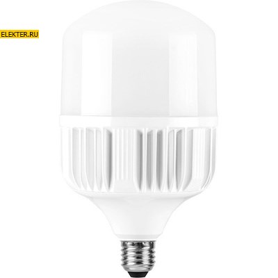 Лампа светодиодная Feron LB-65 E27-E40 60W 6400K арт 25782 - фото 19145