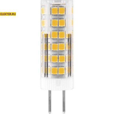 Лампа светодиодная Feron LB-433 G4 7W 4000K арт 25864 - фото 19204