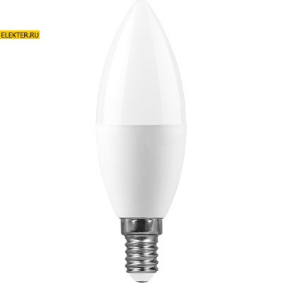 Лампа светодиодная Feron LB-770 "Свеча" E14 11W 4000K арт 25942 - фото 19279