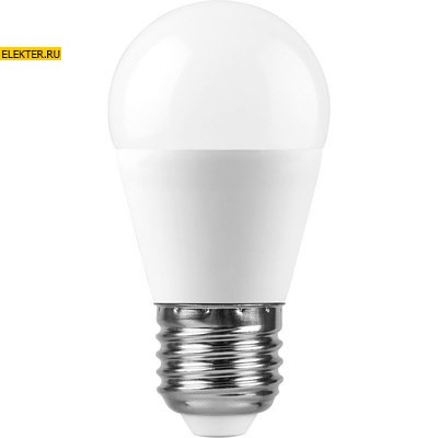 Лампа светодиодная Feron LB-950 "Шарик" E27 13W 4000K арт 38105 - фото 19441