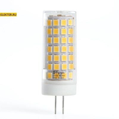 Лампа светодиодная Feron LB-434 G4 9W 6400K арт 38145 - фото 19484