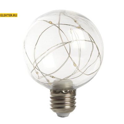 Лампа светодиодная декоративная Feron LB-381 E27 3W 2700K арт 41675 - фото 19557