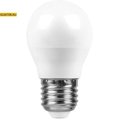 Лампа светодиодная Feron SAFFIT SBG4513 "Шарик" E27 13W 2700K арт 55160 - фото 19631