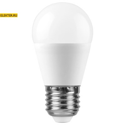 Лампа светодиодная Feron SAFFIT SBG4515 "Шарик" E27 15W 2700K арт 55212 - фото 19686
