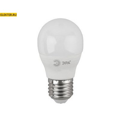 Лампа светодиодная ЭРА LED P45-7W-860-E27 "Шар" арт Б0031402 - фото 20043