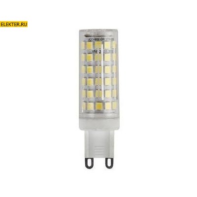Лампа светодиодная LED JCD-9W-CER-840-G9 ЭРА "Капсула" 9Вт, нейтр, G9 арт Б0033186 - фото 20090