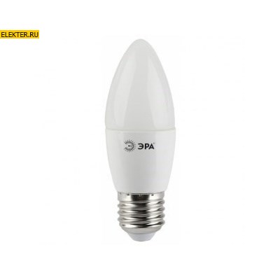 Лампа светодиодная ЭРА LED B35-7W-860-E27 "Свеча" арт Б0031413 - фото 20110