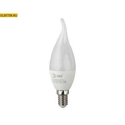 Лампа светодиодная ЭРА LED BXS-7w-840-E14 "Свеча на ветру" арт Б0028483 - фото 20146
