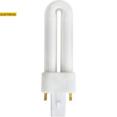 Лампа люминесцентная одноцокольная Feron EST1 1U T4 2P G23 11W 6400K арт 04280 - фото 20562