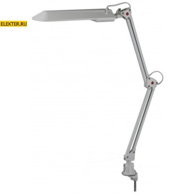 Настольный светильник ЭРА NL-201-G23-11W-GY серый арт C0041458 - фото 22141