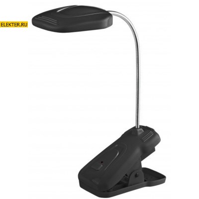 Настольный светильник ЭРА NLED-420-1.5W-BK черный арт Б0003729 - фото 23678