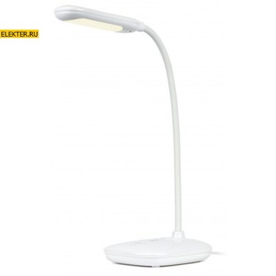 Настольный светильник ЭРА NLED-480-6W-W белый арт Б0045268 - фото 30210
