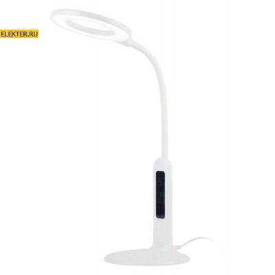 Настольный светильник ЭРА NLED-476-10W-W белый арт Б0038591 - фото 31849