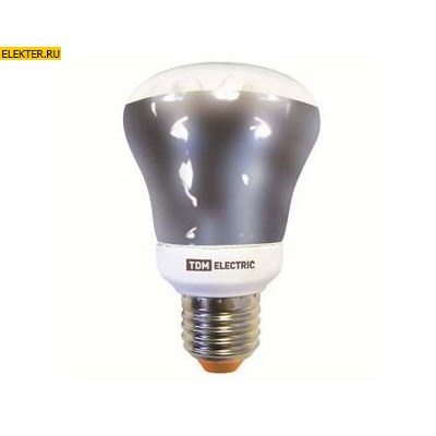 Лампа энергосберегающая КЛЛ- R50-7Вт-2700К–Е14 TDM арт SQ0323-0101 - фото 35279