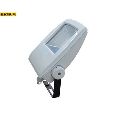 Ecola Projector LED 16W 220V 4200K IP65 Светодиодный Прожектор Серебристо-серый 198x148x52 арт JPLV16ELY - фото 5010