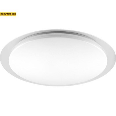 Светодиодный управляемый светильник накладной Feron AL5000 тарелка 36W 3000К-6500K белый с кантом арт. 29633 - фото 5249