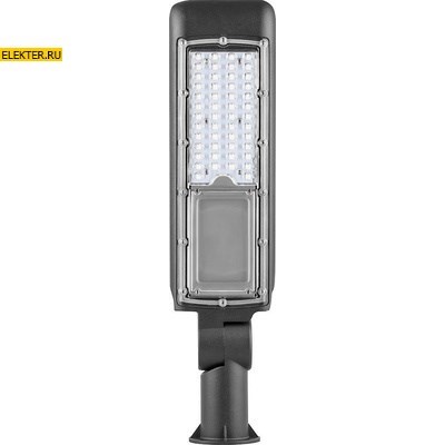 Светодиодный уличный консольный светильник Feron SP2820 100W 6400K 85-265V/50Hz, черный арт. 32253 - фото 5398