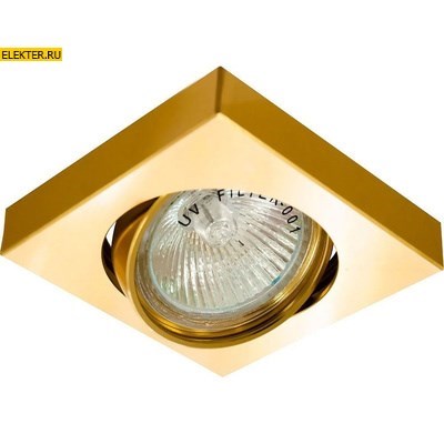 Светильник потолочный, MR16 50W G5.3 золото, DL163 арт 17956 - фото 5915