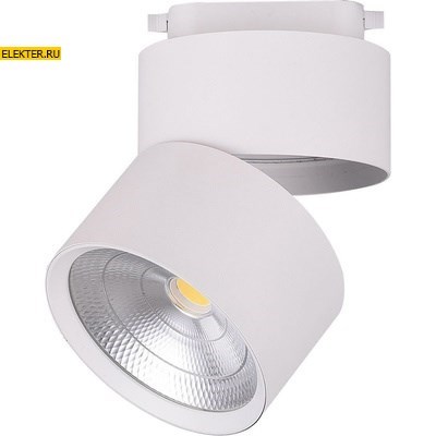 Светодиодный светильник Feron AL107 трековый на шинопровод 15W, 90 градусов, 4000К, белый арт 32475 - фото 6429