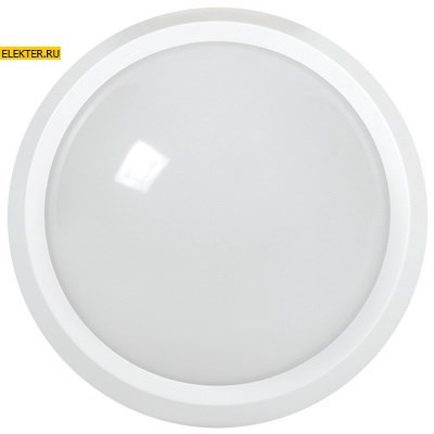 Светильник светодиодный ДПО 5012Д 8Вт 4000K IP65 круг белый с датчиком движения IEK арт LDPO1-5012D-08-4000-K01 - фото 9534