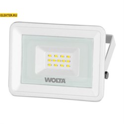Светодиодный прожектор WOLTA WFL-10W/06W 10Вт 5700К IP65 Белый арт WFL-10W/06W