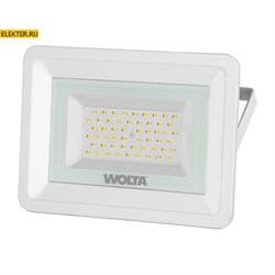 Светодиодный прожектор WOLTA WFL-50W/06W 50Вт 5700К IP65 Белый арт WFL-50W/06W