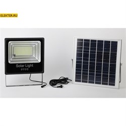 ЭРА Прожектор светодиодный уличный на солн бат  150W, 1500 lm, 5000K, с датч, движения, ПДУ, IP65 арт Б0049548