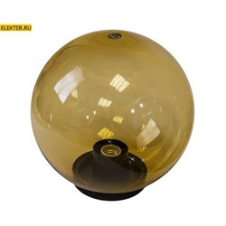 НТУ 01-100-353 ЭРА Светильник садово-парковый шар золотистый D350mm Е27 арт Б0048059