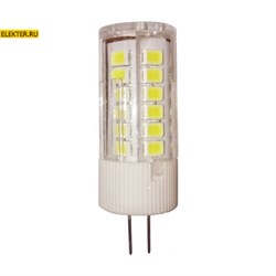 Лампа светодиодная LED-JC-standard 3Вт 12В G4 3000К 270Лм ASD арт 4690612004624