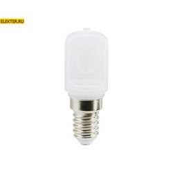 Лампа светодиодная Ecola T25 LED Micro 3,0W E14 2700K "Капсульная" 340° матовая (для холодил., шв. машинки) 60x22mm арт B4UW30ELC