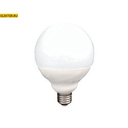 Лампа светодиодная Ecola globe LED Premium 15,5W G95 220V E27 2700K 320° "Шар" (композит) 143x95mm арт K7LW15ELC