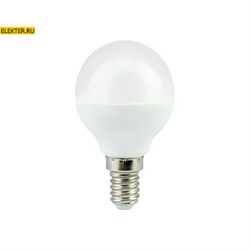 Лампа светодиодная Ecola globe LED Premium 7,0W G45 220V E14 4000K "Шар" (композит) 77x45mm арт K4QV70ELC