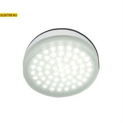 Лампа светодиодная Ecola Light GX53 LED 4,2W "Таблетка" 2800K матовая 27x75мм арт T5MW42ELC