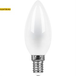 Лампа светодиодная Feron LB-73 "Свеча" E14 9W 2700K арт 25955