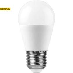 Лампа светодиодная Feron LB-950 "Шарик" E27 13W 4000K арт 38105