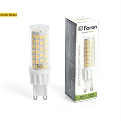 Лампа светодиодная Feron LB-436 G9 13W 4000K арт 38153