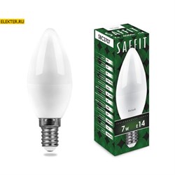 Лампа светодиодная Feron SAFFIT SBC3707 "Свеча" E14 7W 6400K арт 55169