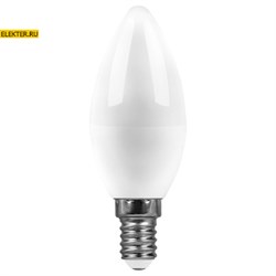 Лампа светодиодная Feron SAFFIT SBC3715 "Свеча" E14 15W 6400K арт 55207