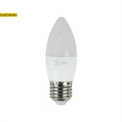 Светодиодная лампочка Е27 11Вт 4000К "Свеча" дневного света ЭРА LED B35-11w-840-E27 арт Б0032983 Б0032983