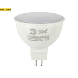Лампа светодиодная ЭРА LED smd MR16-5w-827-GU5.3 ECO арт Б0020622