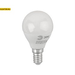 Лампа светодиодная ЭРА LED P45-8w-827-E14 ECO "Шар" арт Б0030022
